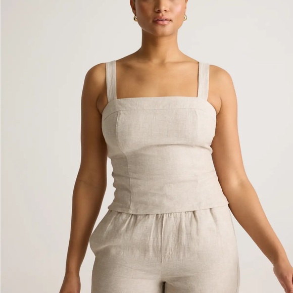 100% Linen Tank Top - Picture 4 of 4
